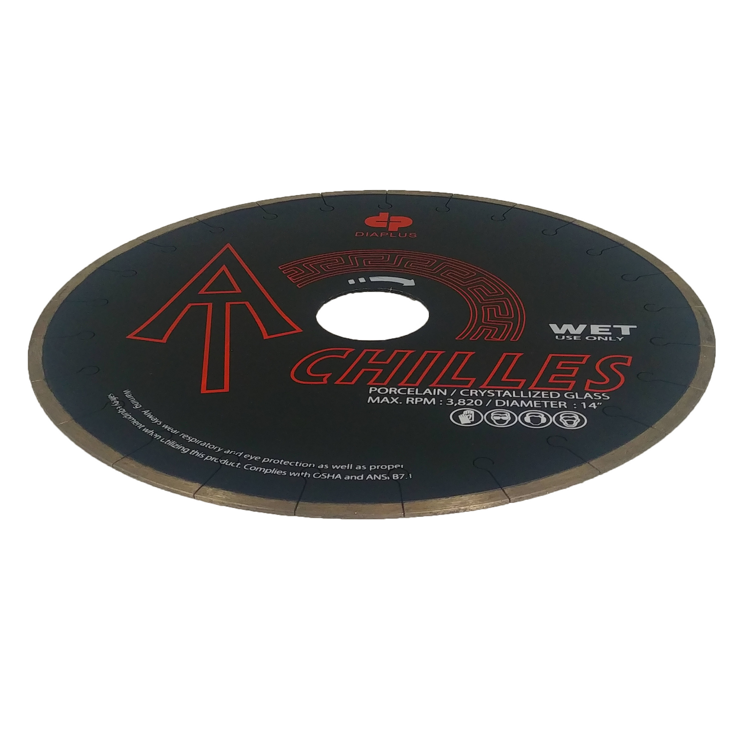 Achilles Porcelain/Crystallized Blade